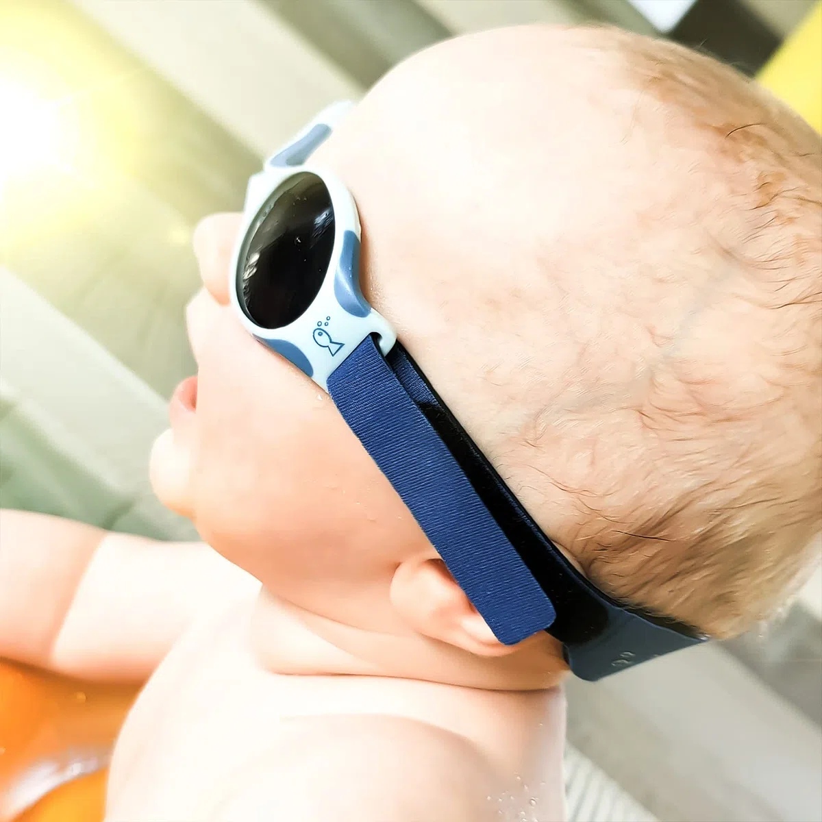 ActiveSol Occhiali da sole per bambini Explorer, 0 – 18 mesi, senza BPA, polarizzati, con fascia