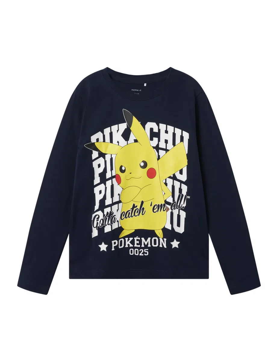Name IT Nkmast Pokemon LS Nreg Top Box Noos Sky Nkmast Pokemon LS Nreg Top Box Noos Sky Bambini e Ragazzi (Pacco da 1)