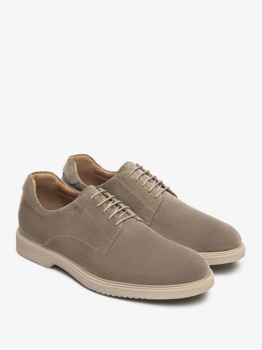 Nero Giardini Scarpe Stringate Derby Uomo - Blu Modello E500614U E500614U Camoscio
