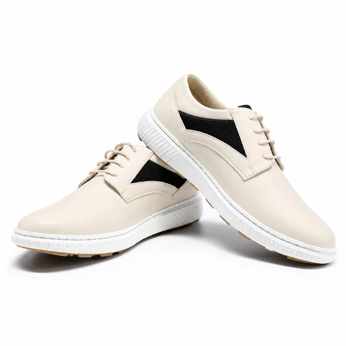 Allthemen Sneakers Uomo Casual Leggere Scarpe di Pelle Lace-Up Basse Business Shoes Oxford per L'Ufficio