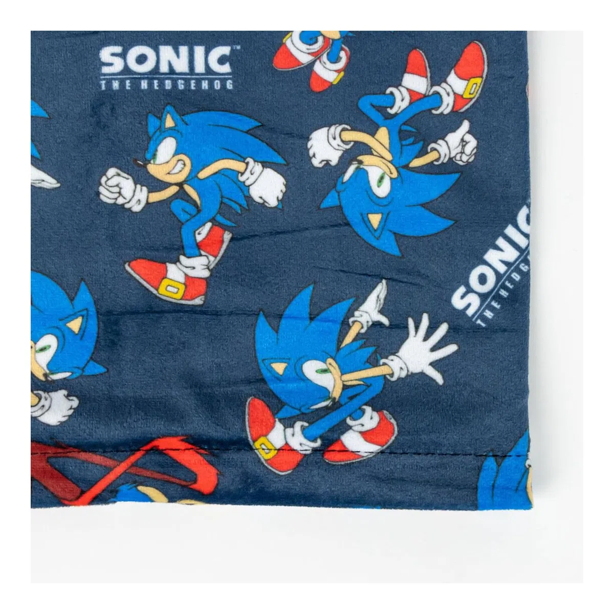 Set 3 Pezzi Snood Sonic (Cappello, Mutandine Collo e Guanti) 2/8 anni.