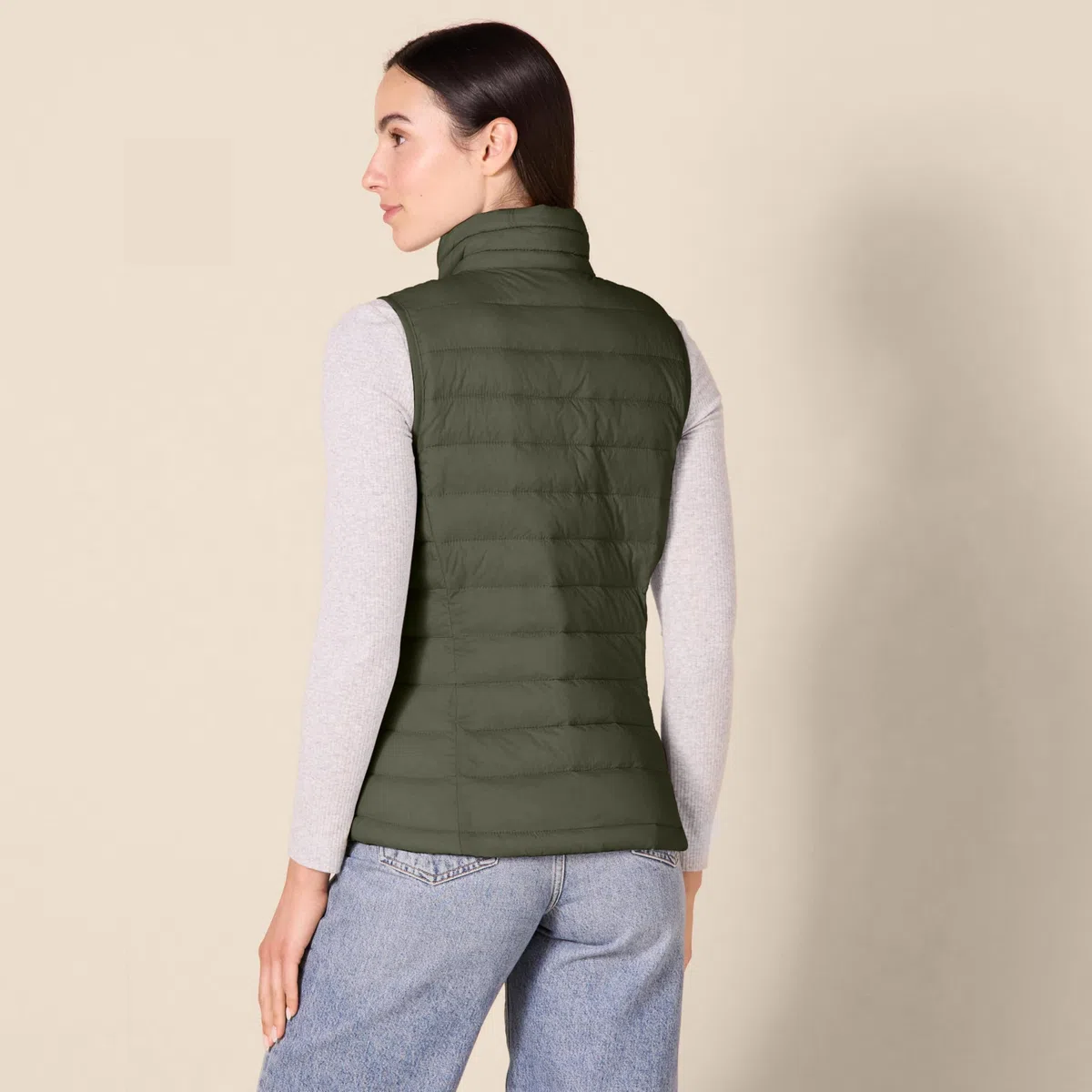 Amazon Essentials Donna Piumino Smanicato Ripiegabile Impermeabile Leggero