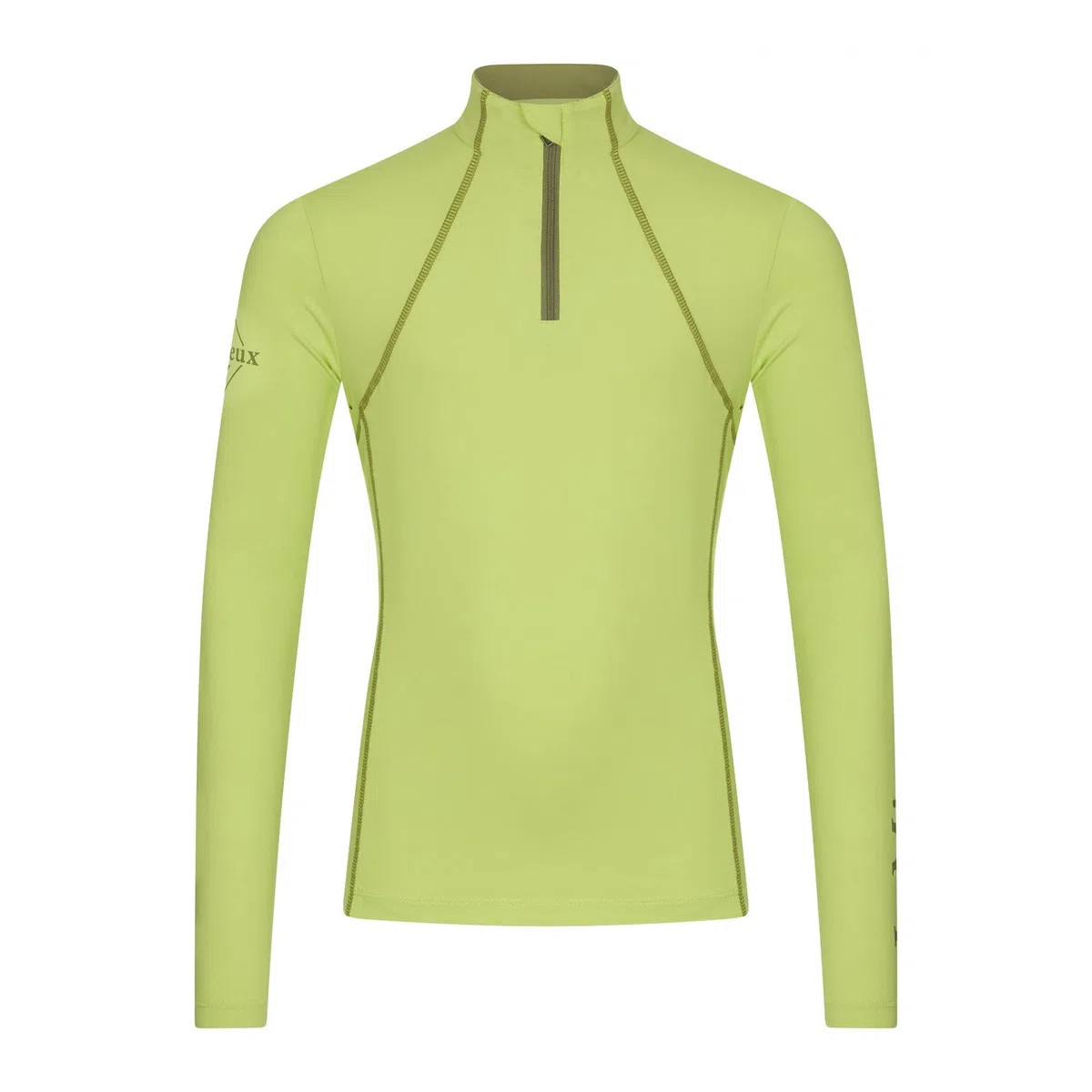LeMieux Maglietta a maniche lunghe elasticizzata antimicrobica a maniche lunghe con strato base per bambini con tessuto traspirante