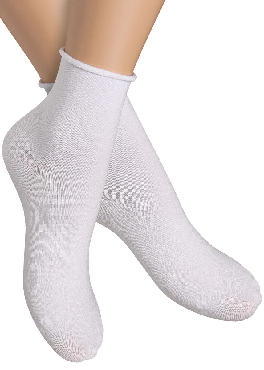 alber’s SENSITIVE – 5 Paia Calze Donna in Cotone con Polsino Estensibile, Senza Elastico, Super Comfort