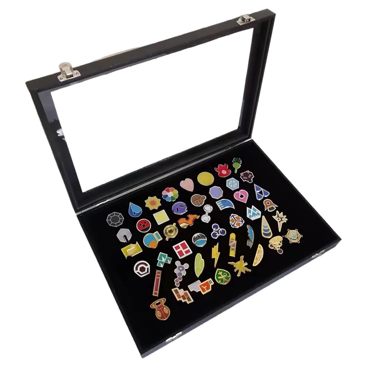 YUANstore Applicabile alla scatola della collezione di badge della generazione 1-6, set da 8 pezzi, regalo per ragazzi e ragazze