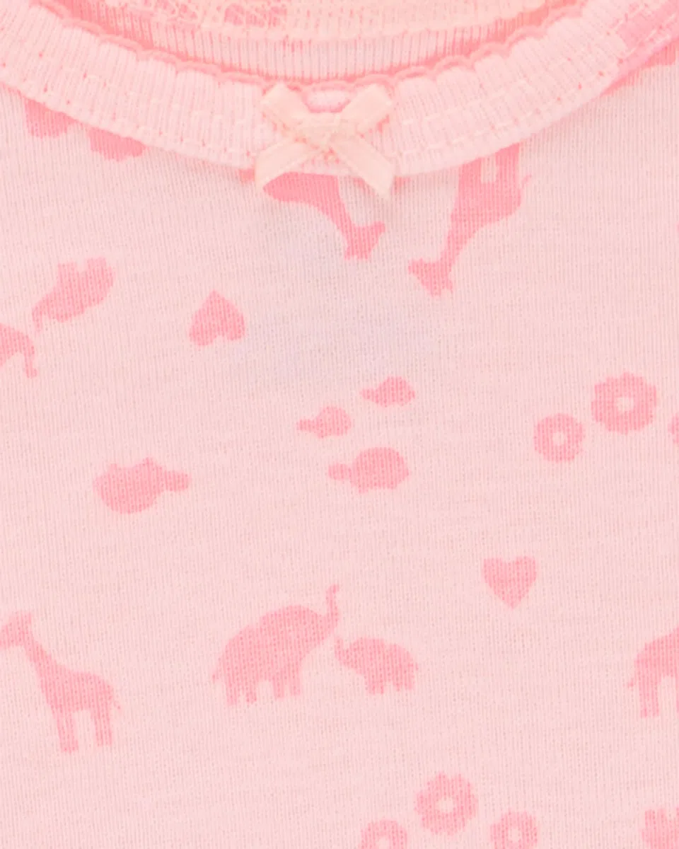 Simple Joys by Carter's 3-Pack Cotton Sleeper Gown Infant-And-Toddler-Nightgowns Unisex - Bimbi 0-24 (Pacco da 3)