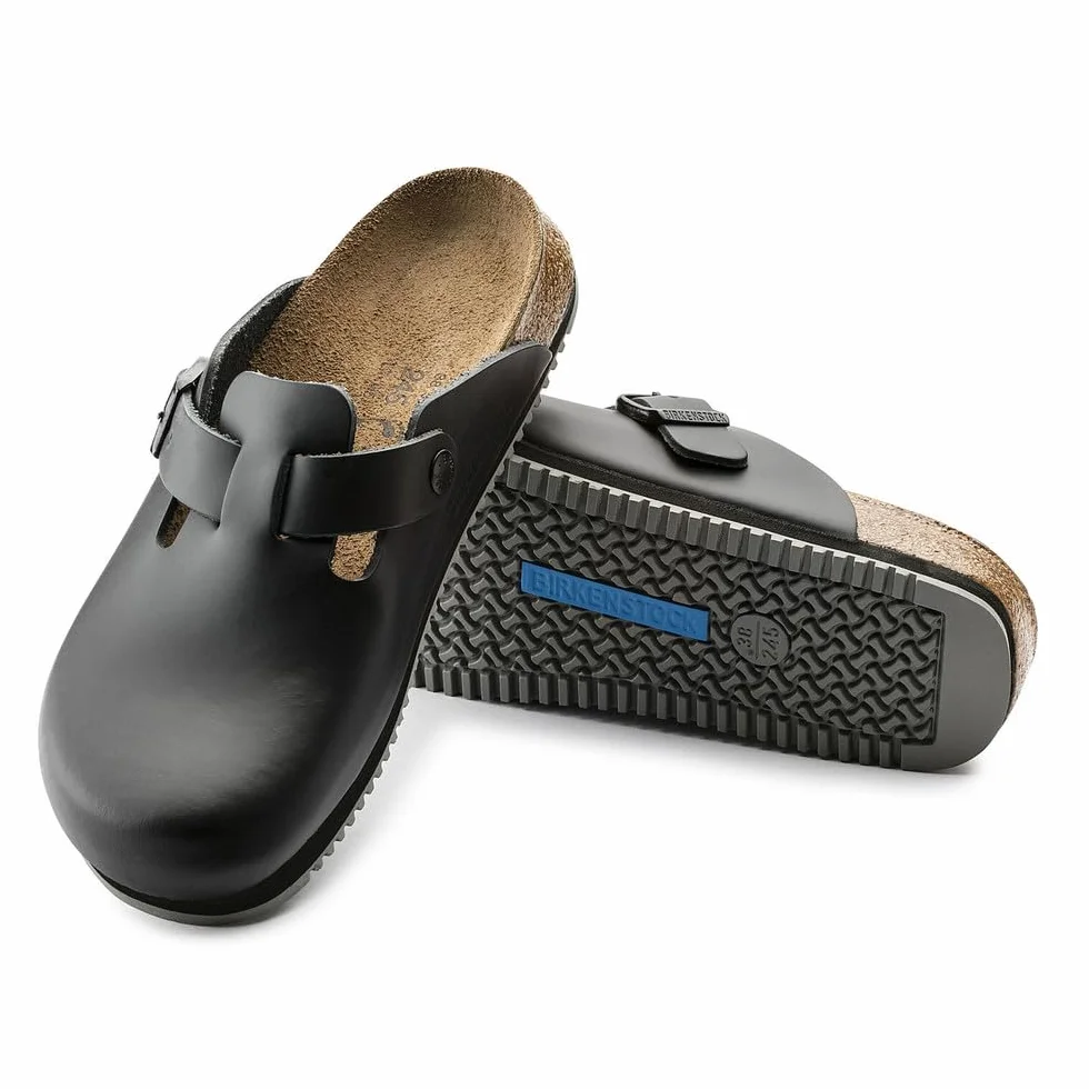 Birkenstock Scarpe Sabot Unisex Boston BS Black US25BI16 0060191