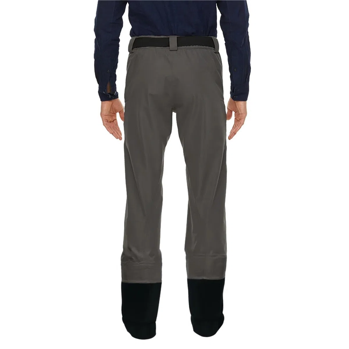 Wader da Pesca Trampolieri da Pesca da Uomo Pantaloni da trampoliere in Vita Tessuto Impermeabile a Tre Strati con Calzini in Neoprene nelle giornate Fredde per Pesca(M)
