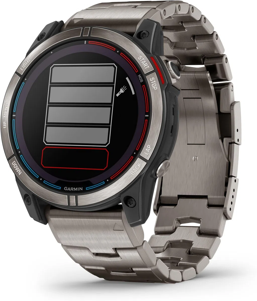 Garmin - Smartwatch - Unissex - Quatix® 7X Sapphire Solar Titan - 010-02541-61
