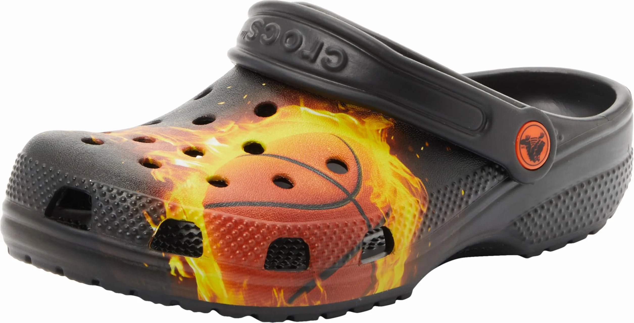 Crocs Classic Flaming Bball Clog K, Zoccoli Unisex - Bambini e Ragazzi