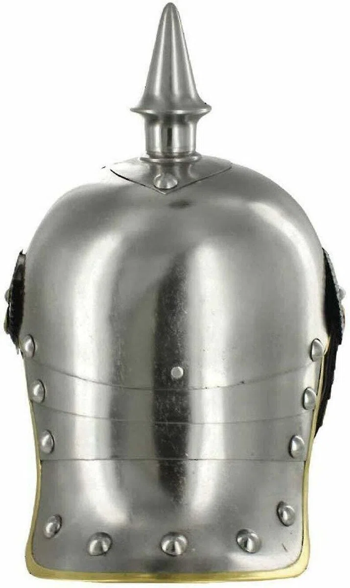 Elmo tedesco Pickelhaube Casco prussiano WW1 Casco lungo Spike