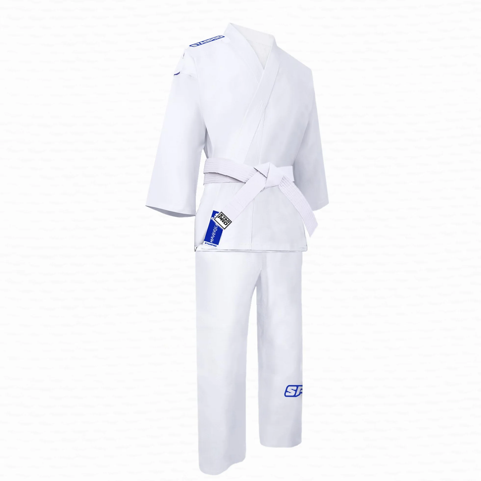 Starpro Tuta Kimono Karate in Cotone Bianco. Uniforme Professionale in Tessuto da Allenamento, Arti Marziali, MMA, Karate, Taekwondo - Uomini, Donne e Bambini - 110-190 cm - Cintura Bianca Gratuita