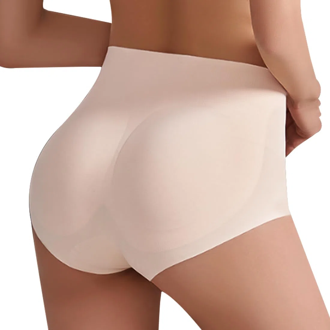 Mutande Imbottite da Donna Mutande Push Up Glutei Hip Enhancer Butt Lifter Shapewear Intimo Senza Cuciture Modellante Pancera Contenitiva con Cuscinetti Rimovibili Elastica Pantaloni