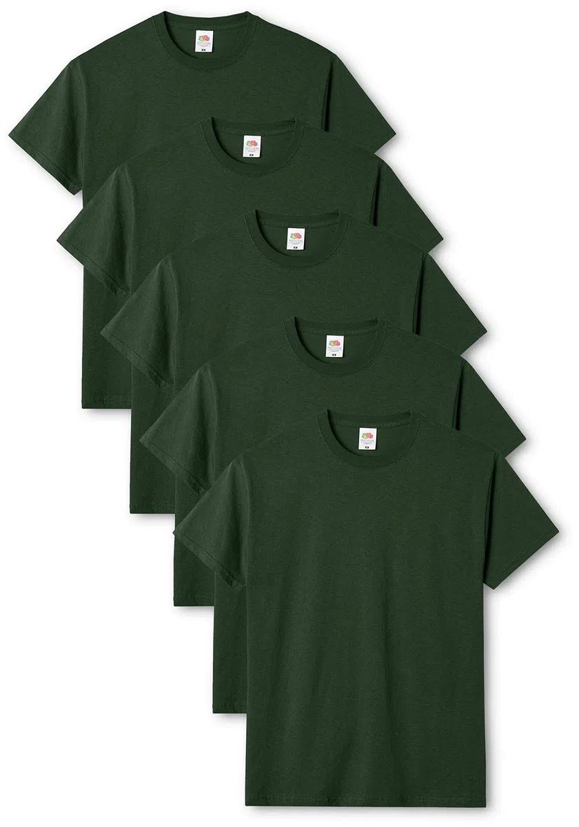 Fruit of The Loom Original T. T-Shirt Uomo (Pacco da 5)