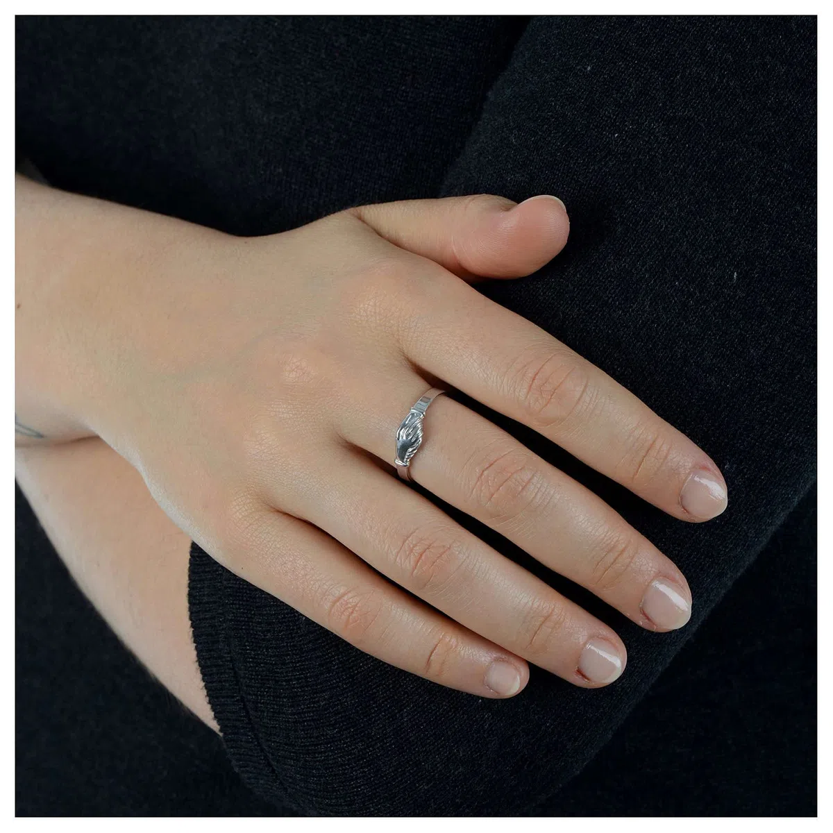 Holyart Anelli vari: Anello Argento 925 Santa Rita, 16 mm (0.63 inc.) - EU/IT 10