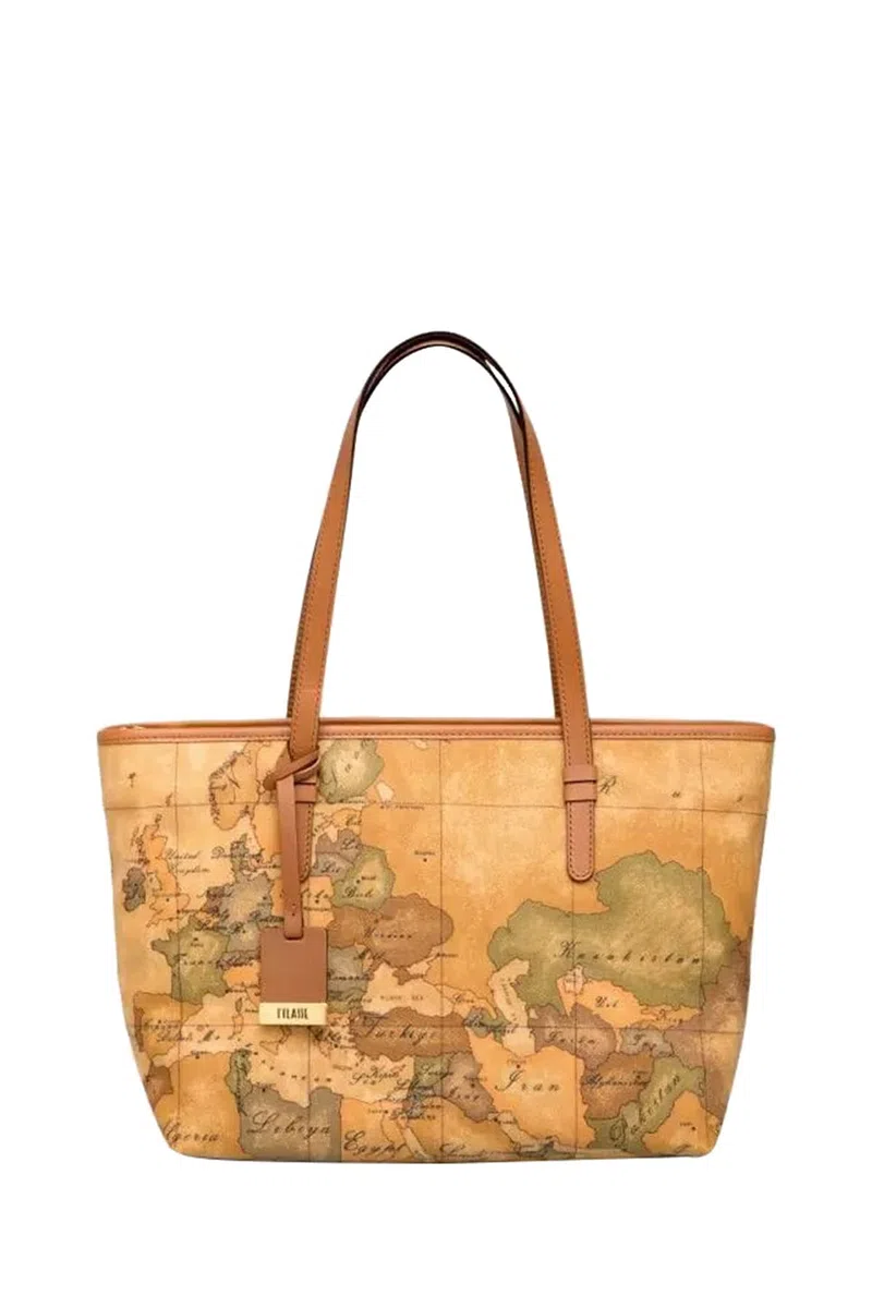 ALVIERO MARTINI DONNA Borsa Geo Classic Media Naturale Mod. D006 6000