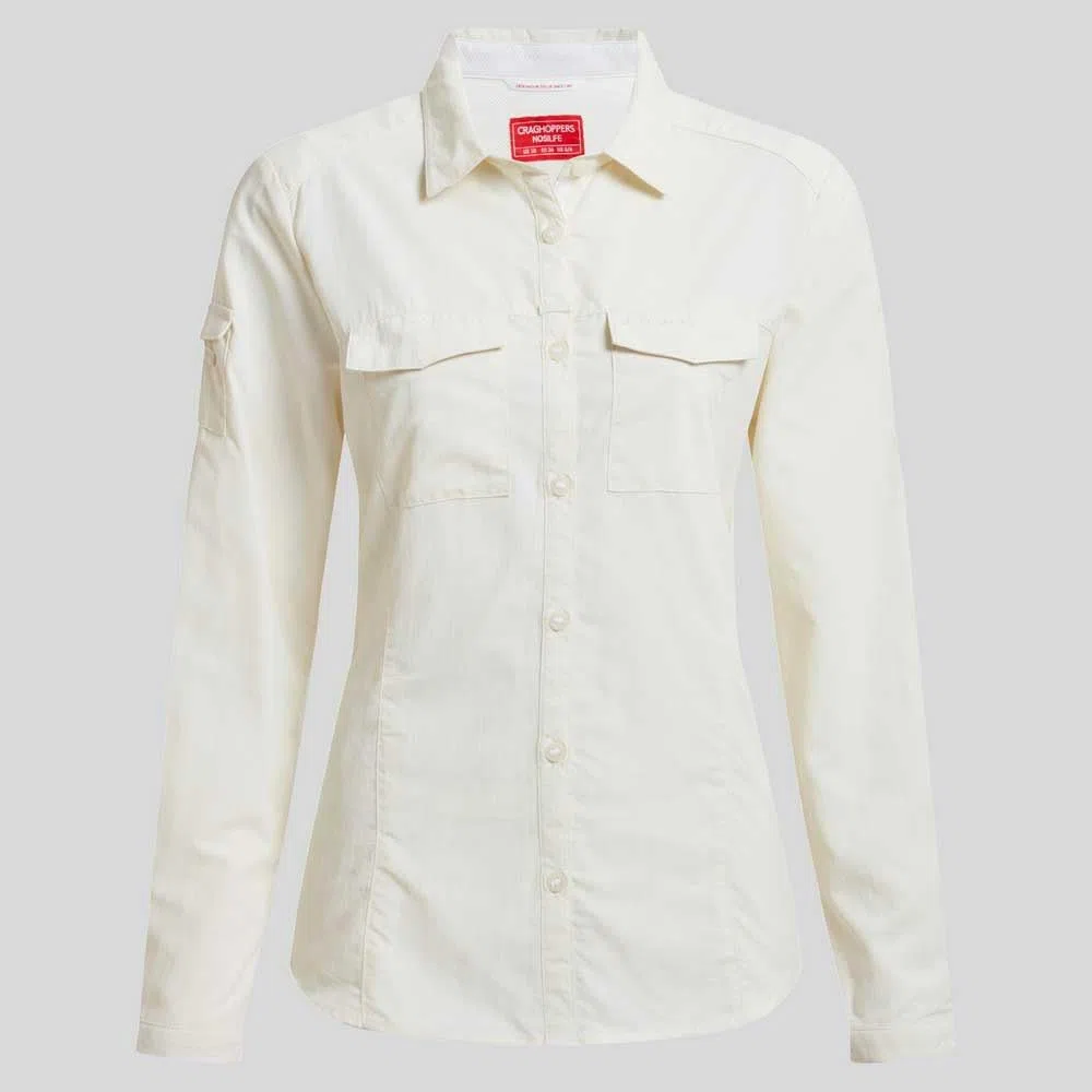 Craghoppers NosiLife Adventure Camicia da donna a maniche lunghe, resistente agli insetti