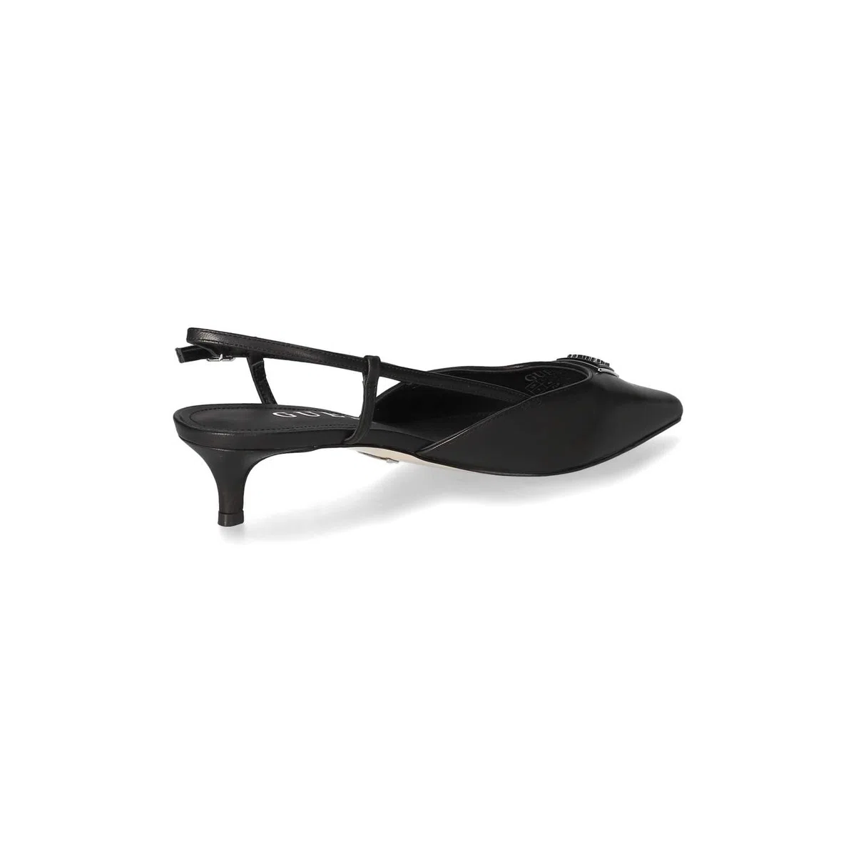 GUESS Décolleté Punta Jesson TC 40 Pelle Black DS25GU01 FLPJESLEA05