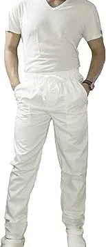 INTIMOEGIDIO Pantaloni da Lavoro Unisex per Cuoco, Chef, Pizzaiolo, Pasticciere e Infermiere - 100% Cotone Made in Italy