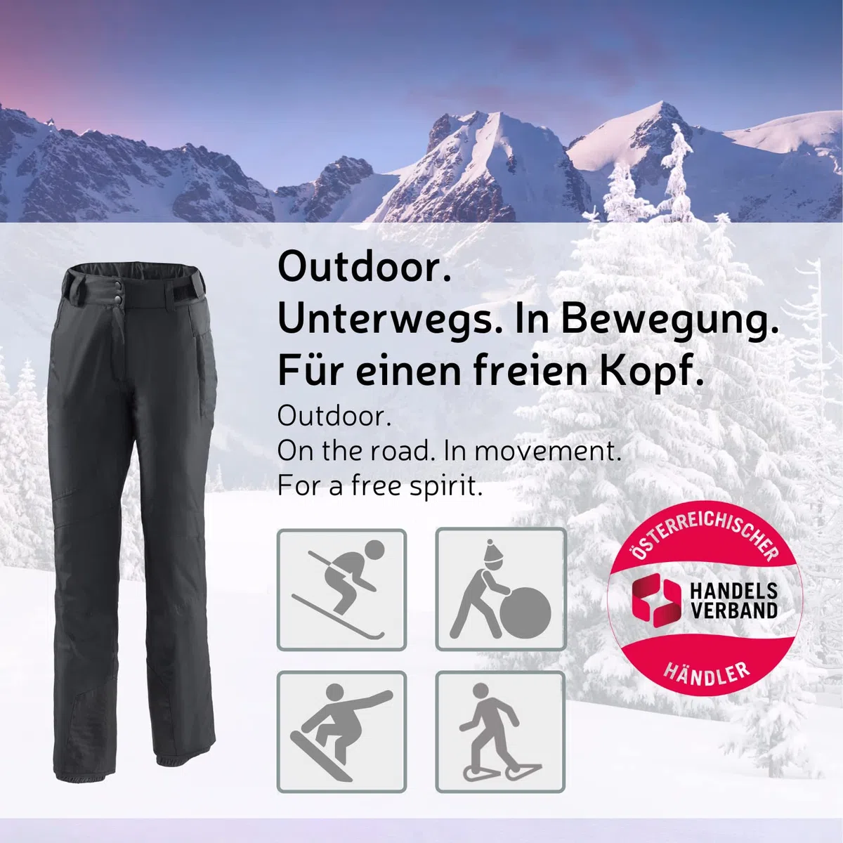 Black Crevice - Skihose, Pantaloni da Sci Donna