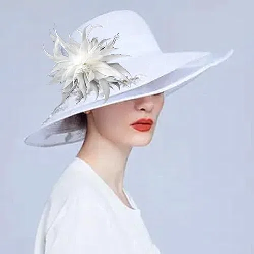 Fermaglio per capelli multifunzionale con piume e fiore, per donne e ragazze, spilla per corpetto per cappelli, borse, vestiti, feste, decorazioni natalizie (verde)
