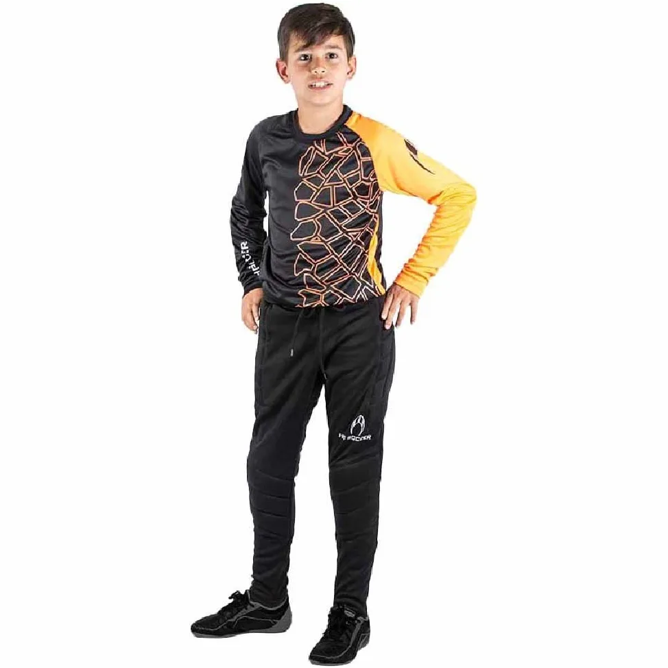 Ho Soccer Kid Keeper Set Fraktur Grey Maglietta Unisex - Bambini e Ragazzi