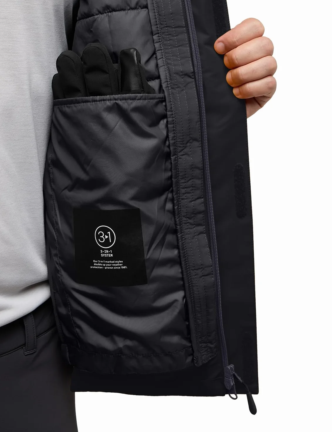 Jack Wolfskin Jasper 3 In 1 Jkt M Giacca Uomo