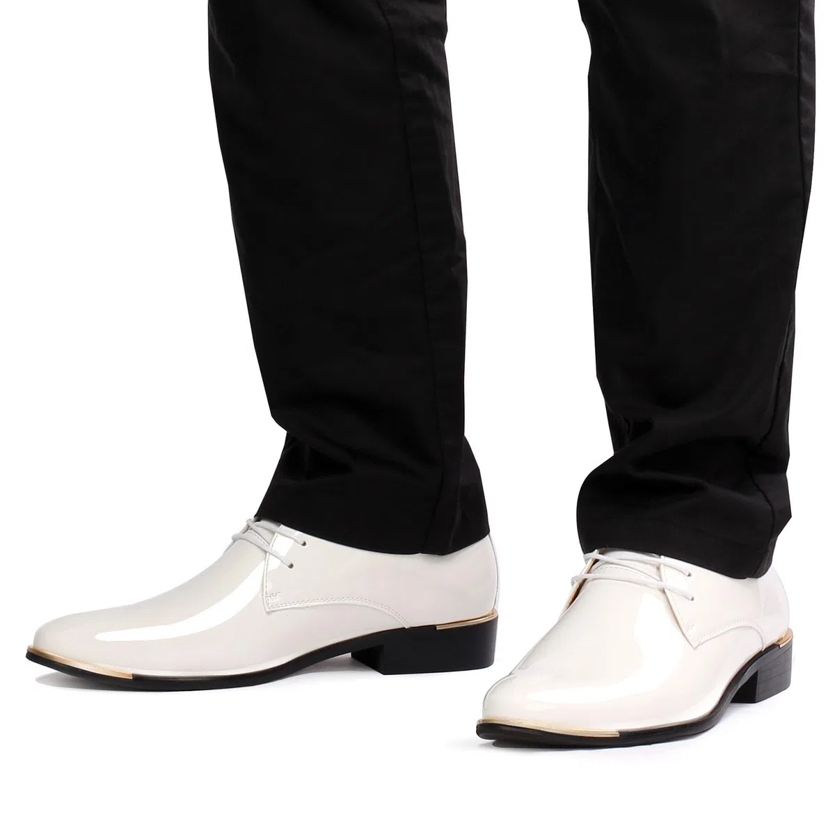 Derby - Scarpe da sposa Oxford da uomo, in pelle, 38-48