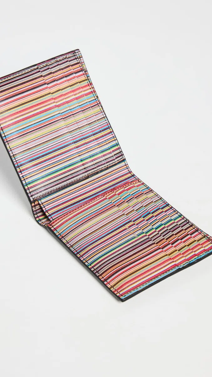Paul Smith Portafoglio Bifold Multi Stripe Uomo