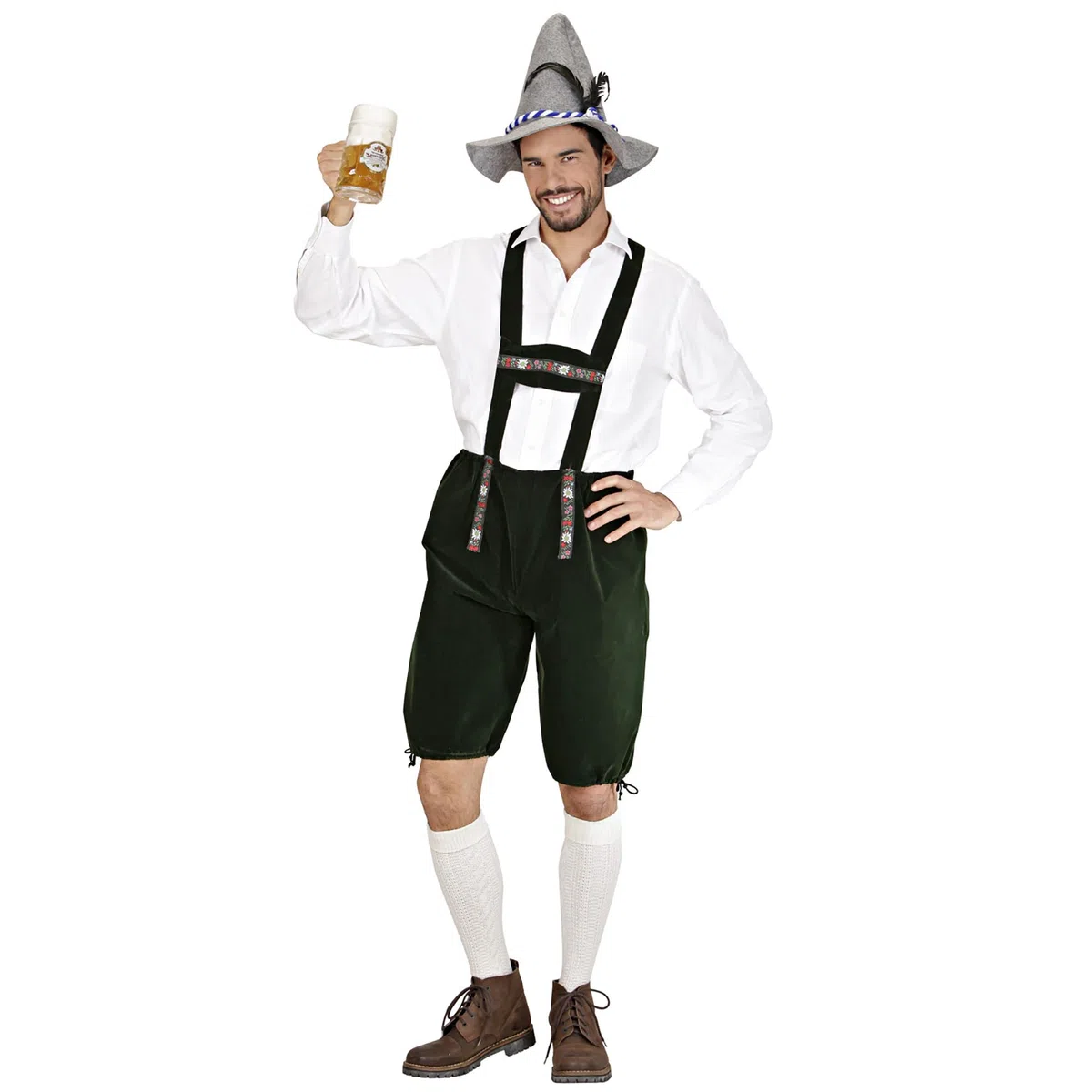 W WIDMANN MILANO Party Fashion - Costume tradizionale pantaloni, festa della birra, festa popolare, costumi in maschera