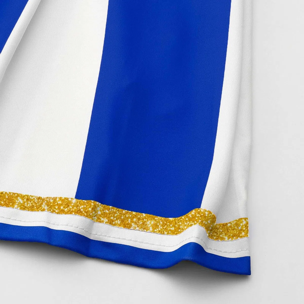 Generico Costume Cheerleader Donna, Vestito Cheerleader Donna, Uniforme da Cheerleader con Pon Pon, Costume da Cheerleader per Donna, Carnevale o Evento Sportivo Scuola Festa Cosplay