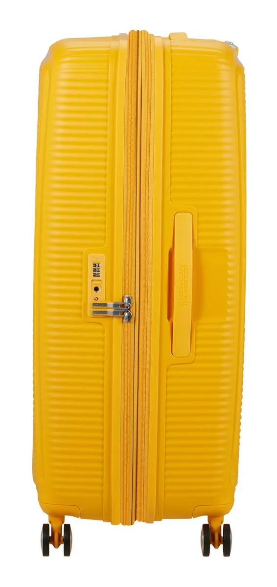 American Tourister Soundbox Spinner 80/30 TSA EXP Trolley Golden Yellow