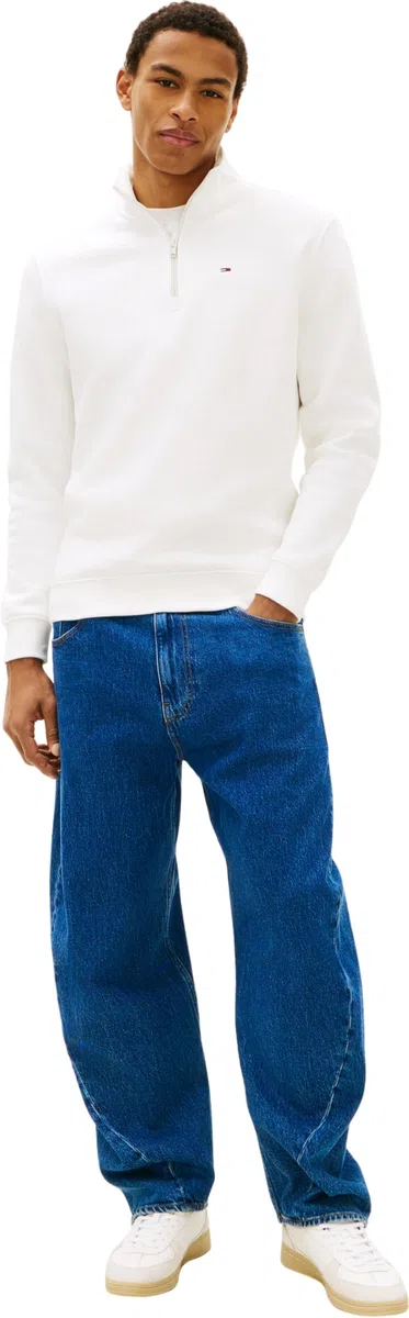Tommy Jeans Felpa con Mezza Zip Uomo