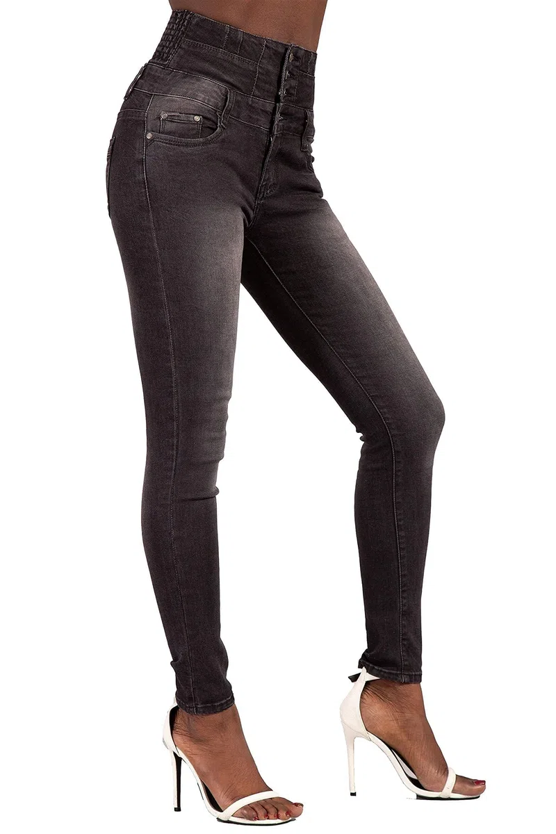 Glook Jeans Donna Vita Alta, Elasticizzati Comodo Tessuto di Cotone