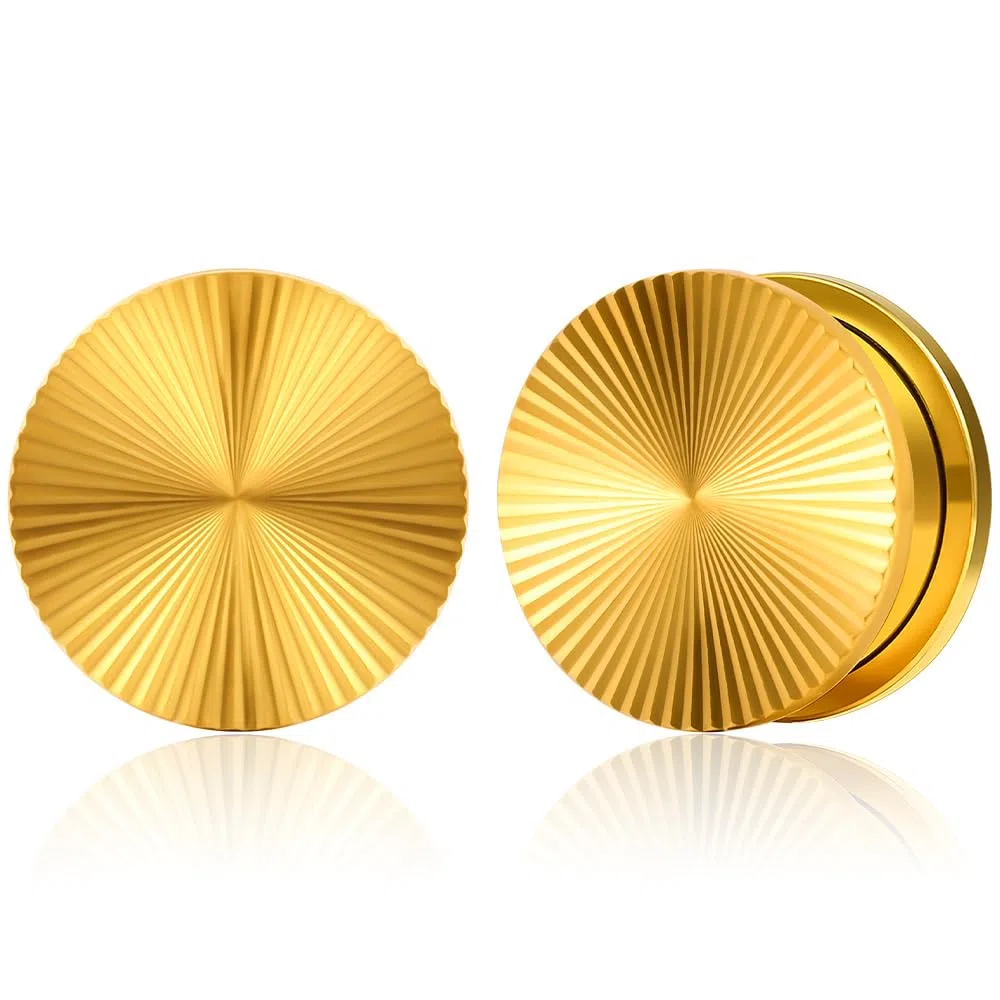 Vankula Dilatatori Lobo Single Flared tunnel dilatatore orecchie in Acciaio inossidabile lobi piercing espansori Gioielli Uomo Donna 6mm a 16mm