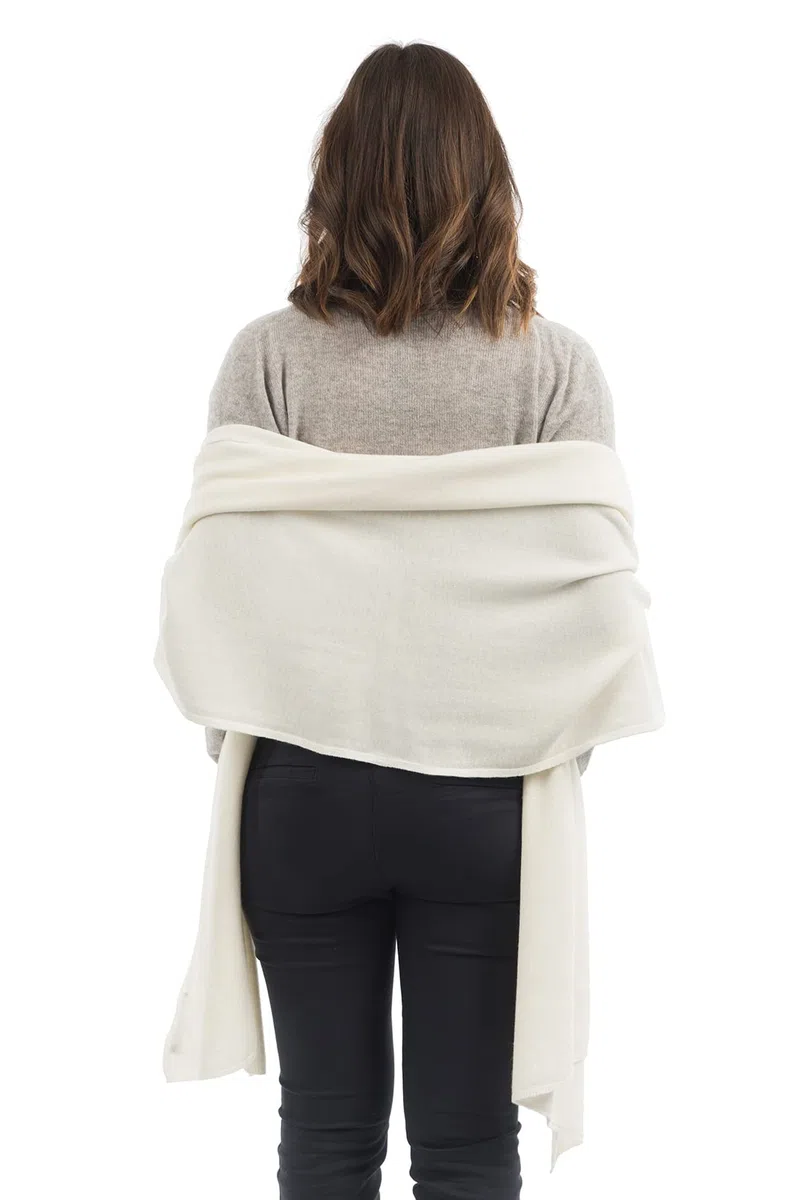 DALLE PIANE CASHMERE Stola Donna Misto Cashmere Lana | Stola elegante da cerimonia e sera, 60x185cm, versatile in ogni stagione, idea regalo per lei, Made in Italy