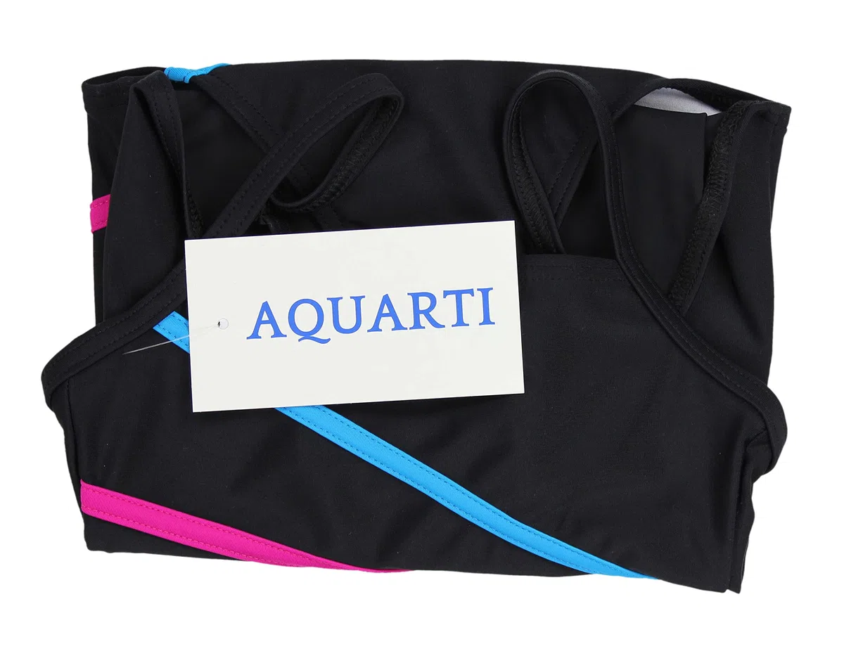 Aquarti Costume Piscina Bambina – Costume Intero Bambina con Bretelle Sottili Regolabili