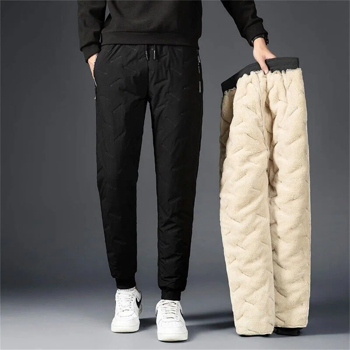 Pantaloni da Neve Unisex Impermeabili Foderati in Pile Taglie Forti, Casual da Sci, Sportivi Caldi per Uomo e Donna