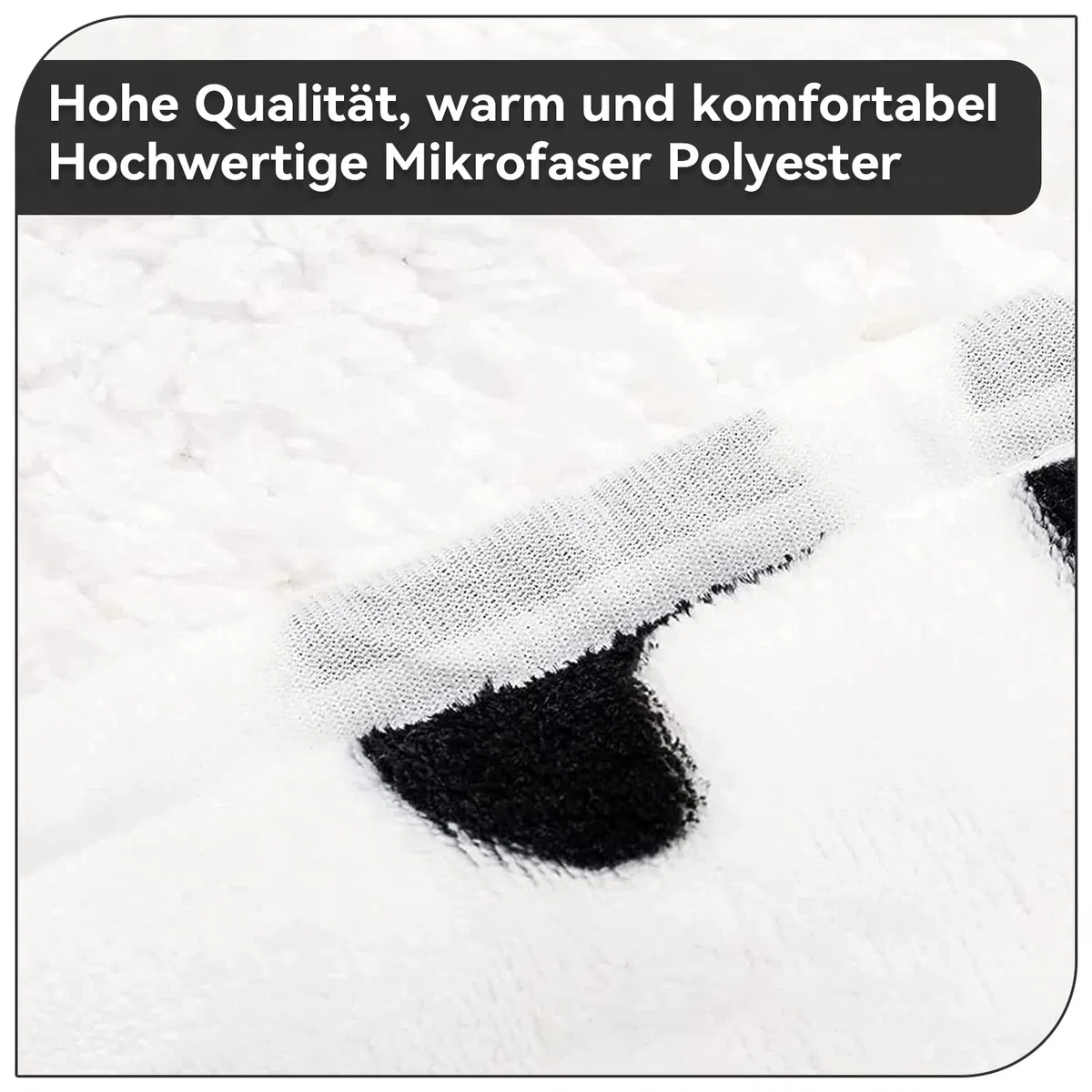 Mucca da latte Coperta portatile Coperta da divano Mucca da latte Regalo Coperta soffice per donne bambini per Natale 152 * 132cm
