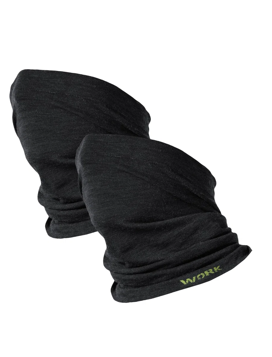 Scaldacollo Uomo Donna Lana Merino 2 Pz - Scaldacollo Moto Invernale, Scalda Collo Termico, Senza Cuciture, Elasticizzato, Traspirante e Termoregolante - Made in Italy