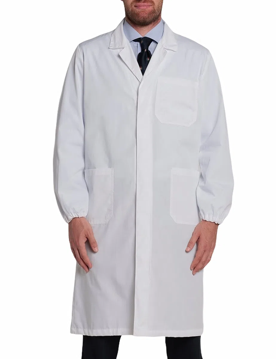 C.B.F. Balducci Group Camice Bianco da Laboratorio Medico - Camice Grigio Blu Bianco da Lavoro Uomo Donna Grembiule Giacca