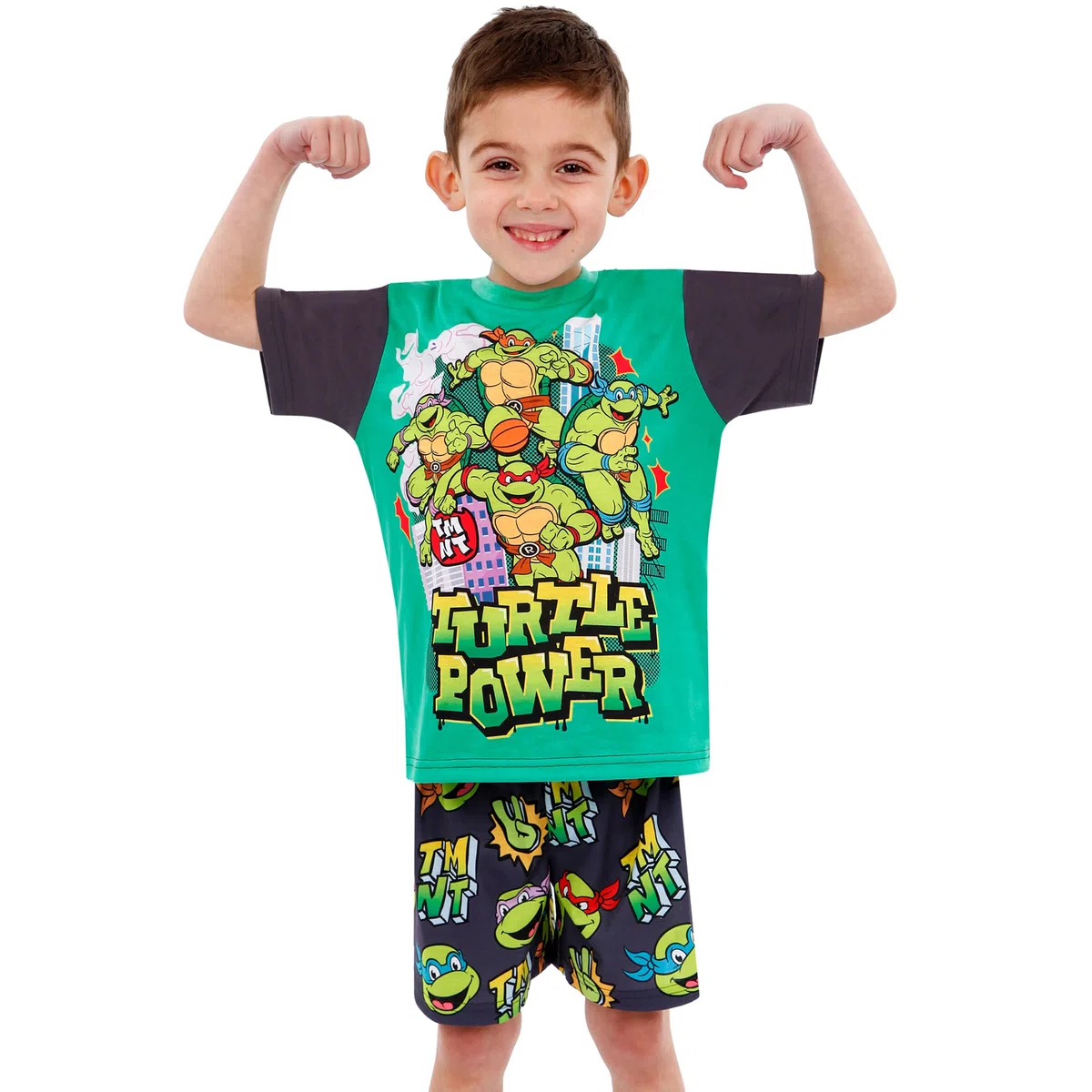 TEENAGE MUTANT NINJA Pigiama Turtles | TMNT Pigiama Corto Ragazzo | Pigiamone Estivo Ragazzo