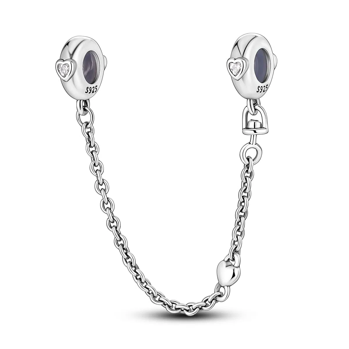 Collana di sicurezza in argento Sterling 925