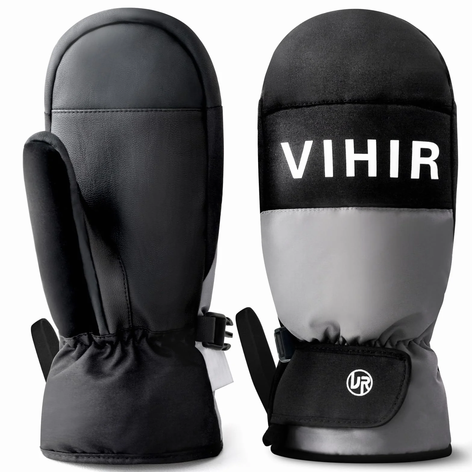 Vihir Guanti da Sci Impermeabili, Guanti Invernali per Uomo Donna Touchscreen 3M Thinsulate, Guanti da Snowboard Caldi Antiscivolo per Sci, Snowboard, Ciclismo, Arrampicata