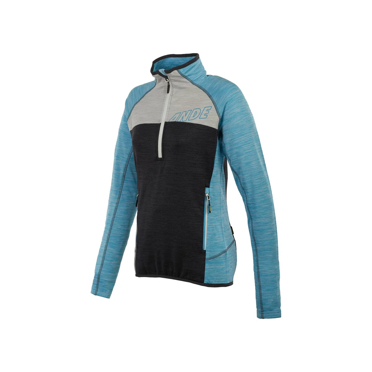 Ande Qualido Lady Half Zip Maglia Lunga Donna