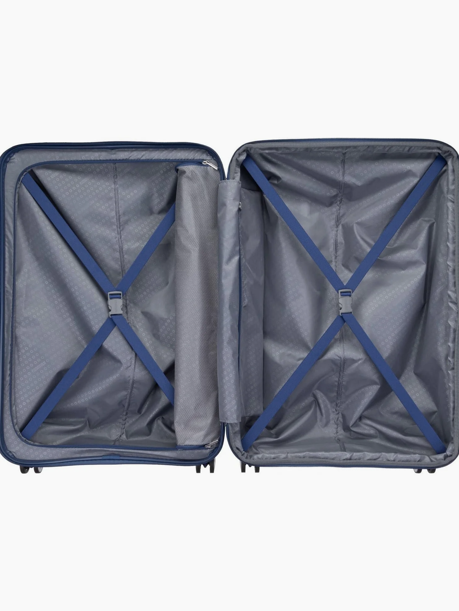 American Tourister Soundbox - Trolley L Espandibile Valigia, 77 cm, 97/110 L, Blu (Midnight Navy)