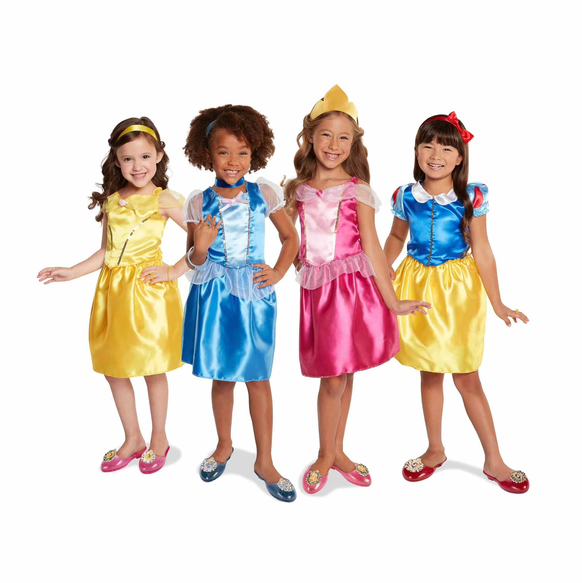 Disney Princess La Boutique delle Scarpe, 4 Paia di Scarpe delle Principesse Disney (Esclusiva Amazon)
