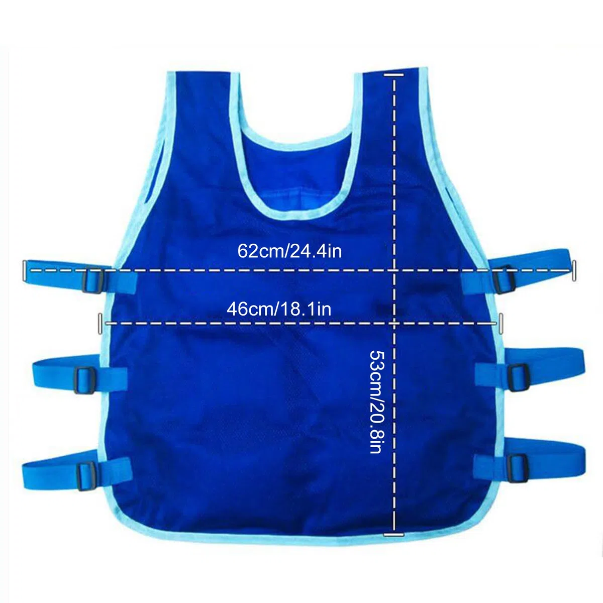 Gilet refrigerante per uomini e donne, regolabile, per il caldo, 12 impacchi di ghiaccio, giacca rinfrescante per lavoro all'aperto, moto, pesca, corsa, giardinaggio