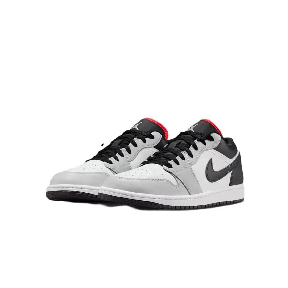 Air Jordan 1 Low Scarpe Uomo (Neutral Grey/Summit White/Infrared 23/Nero)