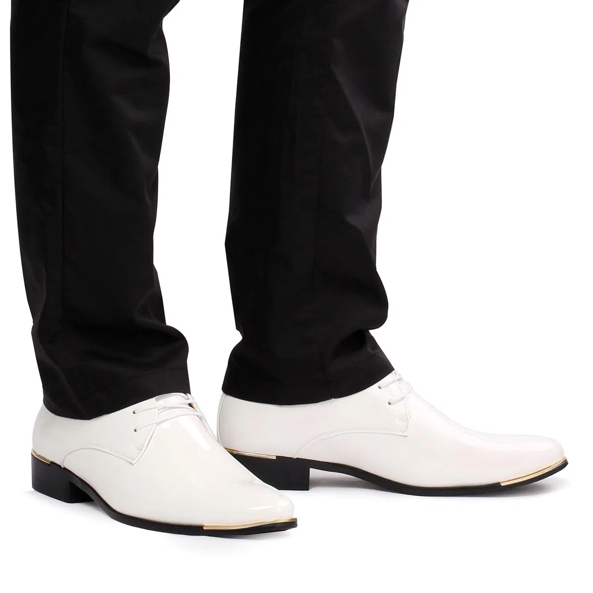 Derby - Scarpe da sposa Oxford da uomo, in pelle, 38-48